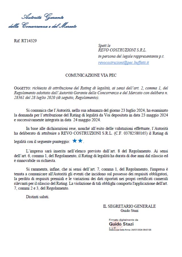 Rating di legalita